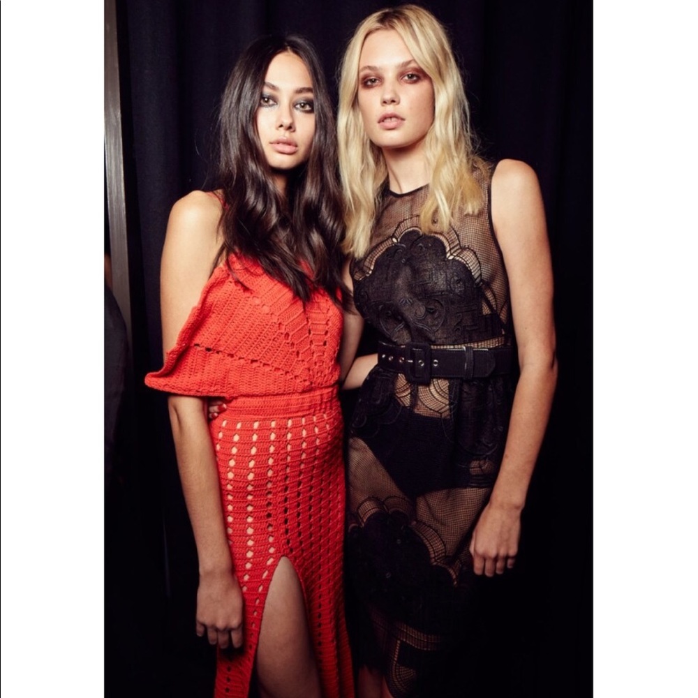 Alice McCall Red Crochet Dress - Picture 8 of 9